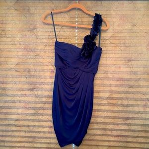 BCBGMAXAZRIA Blue Dress in Good Condition